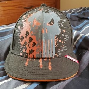 A Marvel punisher hat